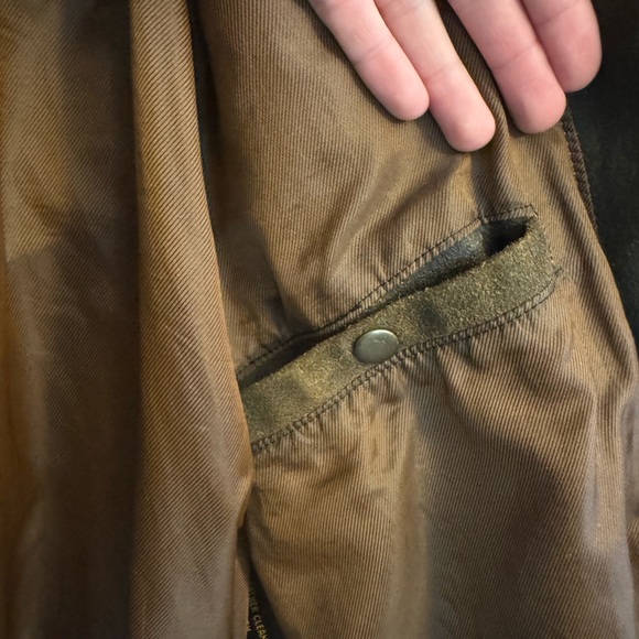 Vintage 90’s Y2K Harley Davidson Billings Distressed Mens LARGE Leather Jacket - Picture 8 of 12